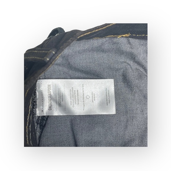 VHTF: One Teaspoon ☻︎ OOAK Vintage Western Suede Fringe Bandits Shorts ☻︎ Black - Picture 10 of 17